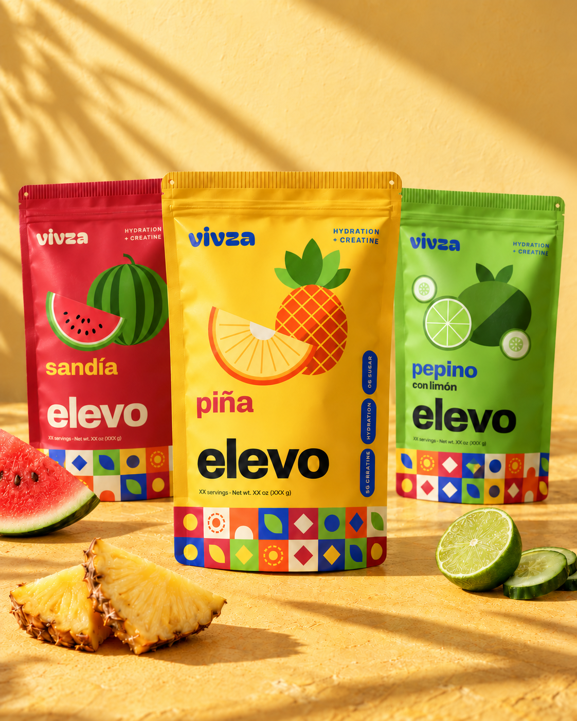 Elevo flavor collection in warm sunlight